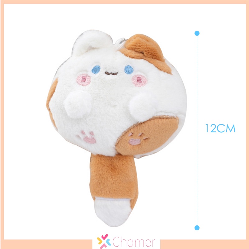 Móc Khóa Hình Mèo Bông Đuôi Dài Dễ Thương Chất Lượng Cao Mới