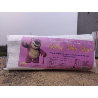 Khăn vải khô đa năng 300 tờ baby phú đạt