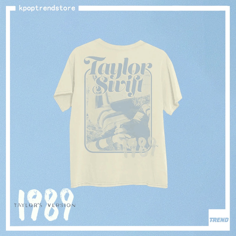 Taylor swift Áo Thun Tay Ngắn Dáng Rộng Phong Cách harajuku Cổ Điển Thời Trang Cho Nam Và Nữ 1989