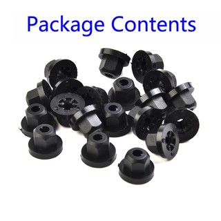 Set 20 Đai Ốc Nhựa 4.5mm Chuyên Dụng Cho bmw blacknylon e36 e39 e61 e65 e90 e91 x3
