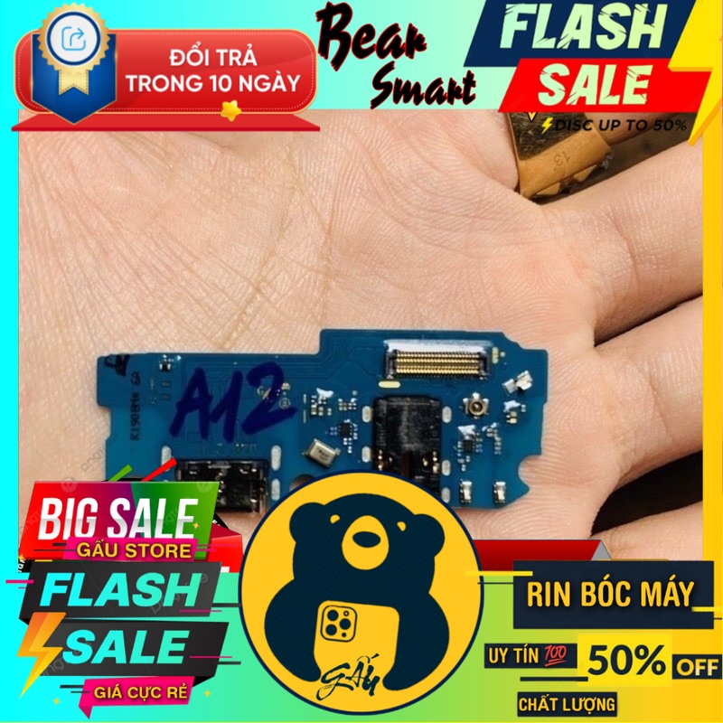 Linh Kiện Samsung A12 / Camera trước sau,main sạc,loa ngoài,vân tay,nhựa đạy main,pin rin bóc máy A1