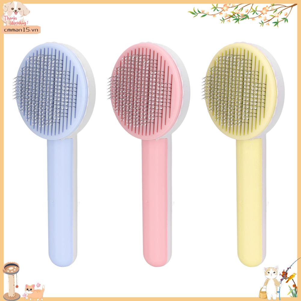 Mrbunny Bàn chải mèo chuyên nghiệp Kim tròn dày Chức năng massage lông thú cưng cho chó Thú