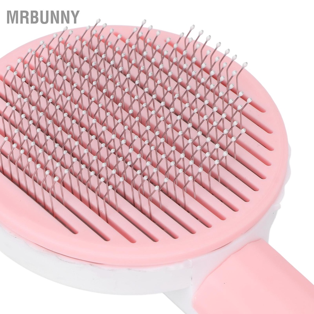 Mrbunny Bàn chải mèo chuyên nghiệp Kim tròn dày Chức năng massage lông thú cưng cho chó Thú