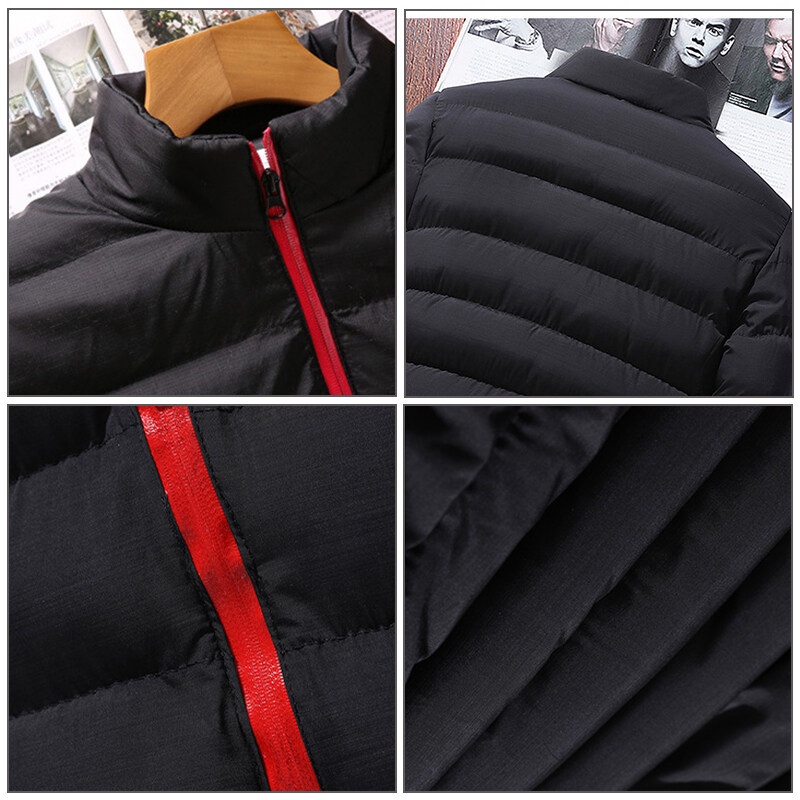 Youyou Áo Khoác Thể Thao cotton Cổ Đứng Viền Thẳng Có Dây Kéo Thể Thao Ngoài Trời Trẻ Trung