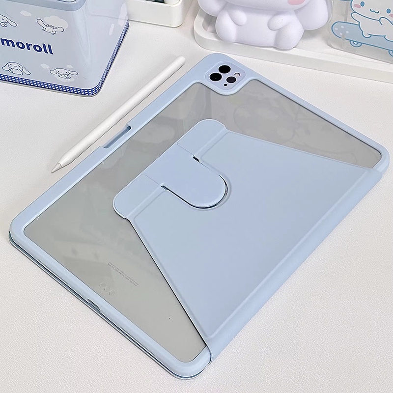 360°Ốp Máy Tính Bảng Bằng acrylic Có Giá Đỡ Xoay Được Cho ipad air 5 4 pro 11 10th 10.9 air 3 10.5 air 2 1 10.2 pro 9.7 mini 6 2023