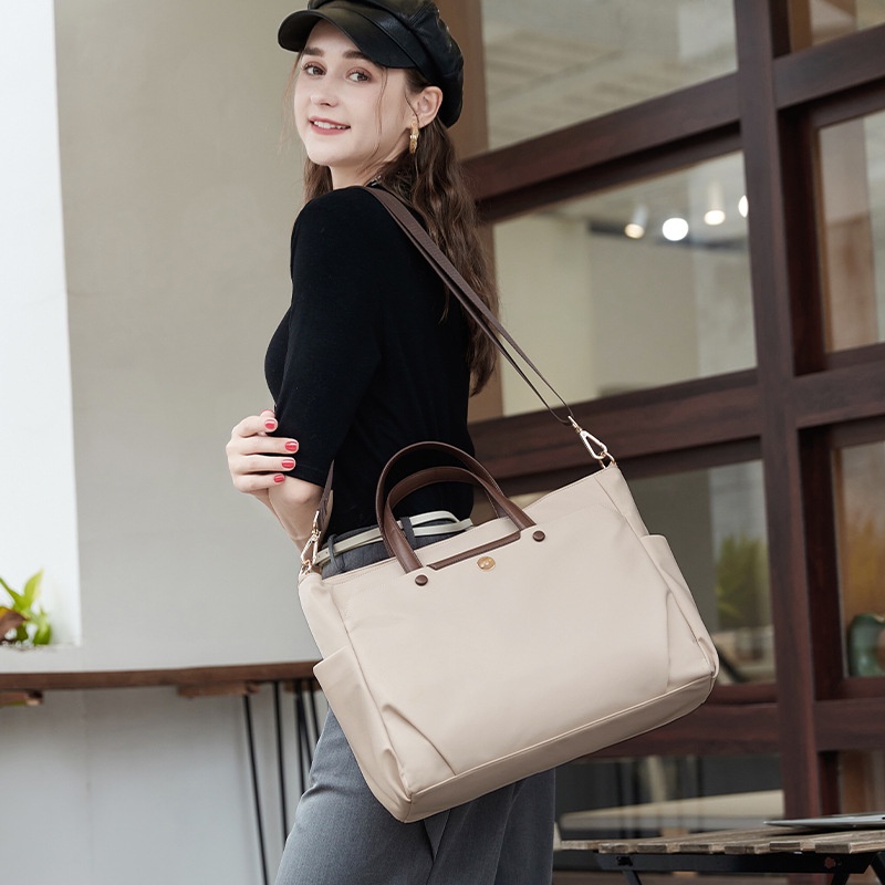 MINGKE Túi Xách Đựng laptop 13 14 inch Siêu Nhẹ Chống Thấm Nước Phong Cách Cổ Điển Thời Trang Cho Nữ