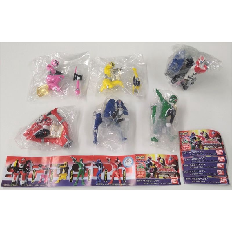 Mô Hình Tĩnh Siêu Nhân Super Sentai Full TeamTặng ô tô
