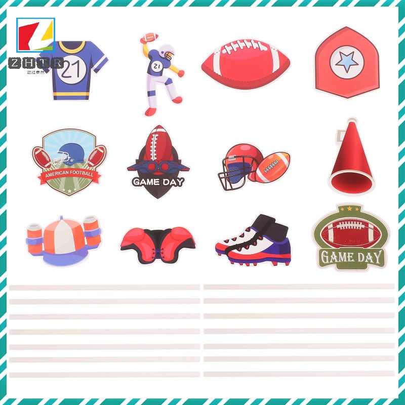 Set 24 Que Giấy Cắm Trang Trí Bánh cupcake Kiểu Dáng Dễ Thương