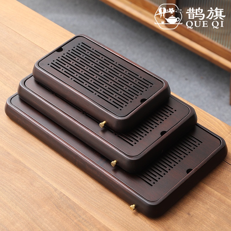 [Cờ Magpie] Khay Trà Tre Khay Trà Khay Trà Giá Rẻ Hộ Gia Đình Nhỏ Khay Bảo Quản Nước Thoát Nước Bàn 