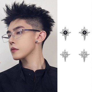 Khuyên tai nam châm hình ngôi sao / chữ thập cá tính