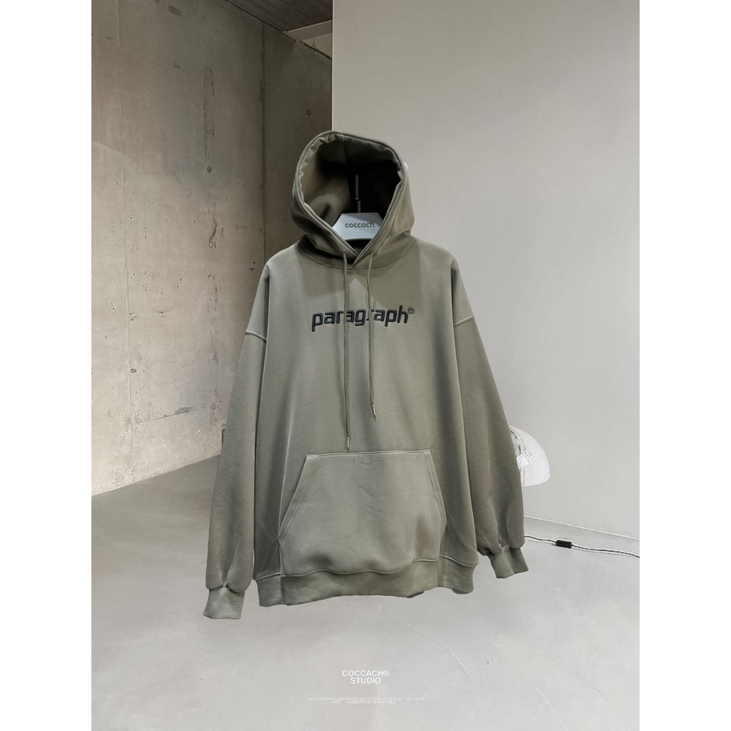 Áo hoodie unisex PARAGRAPH cao cấp AN2301 by COCCACH