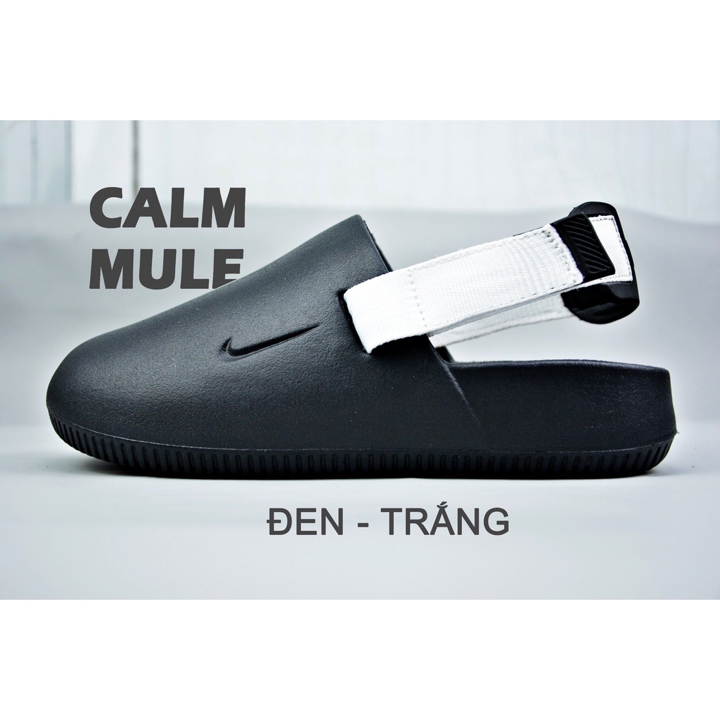 Dép Calm Mule 2023, Dép Sandal Bít Mũi Unisex size 36-43 Thời Trang 2023 mẫu S2