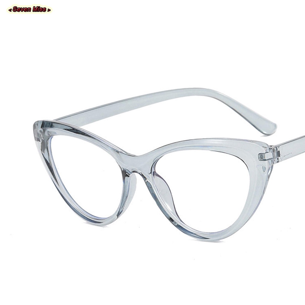 SevenMiss Mắt Kính Gọng Nhựa Phong Cách vintage Thời Trang Cho Nữ