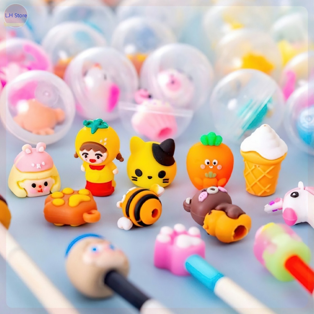 Quả tròn đựng thú cute (giao ngẫu nhiên mẫu) -L.H Store