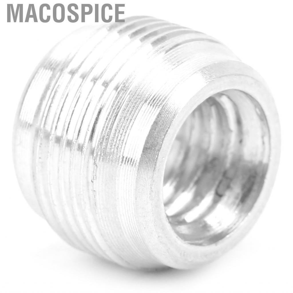 Macospice 3/8 Inch Female To 5/8 Male Threaded Nut Screws Adapter For Mic Stand Clamp