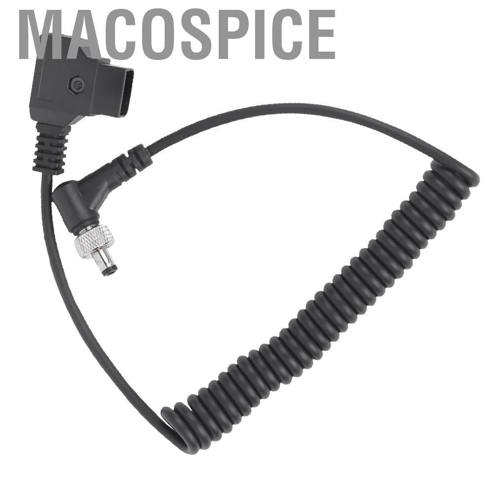 Macospice D‑TAP Plug To DC Port  Supply Cable Plastic Black Spring Power Wire