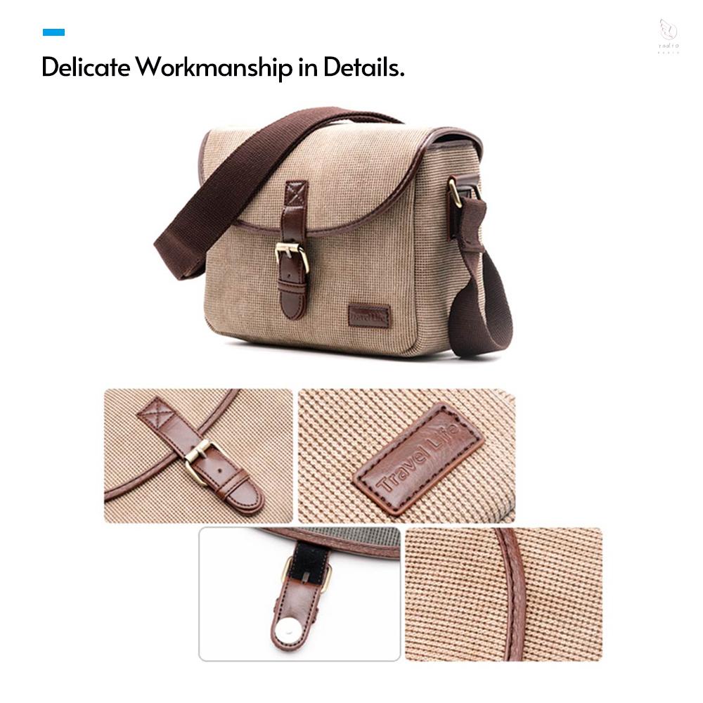 K & f Túi Đeo Vai Đựng Máy Ảnh slr / dslr Phong Cách retro