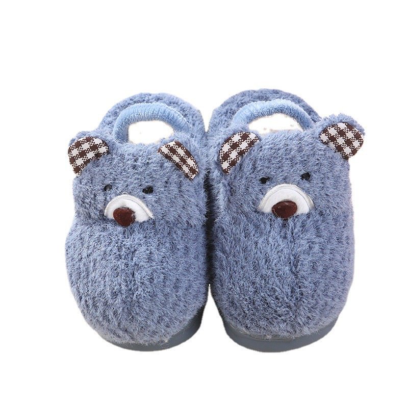 Dép Bông Đi Trong Nhà Chống Trượt Mềm Mại Hình Hoạt Hình Dễ Thương