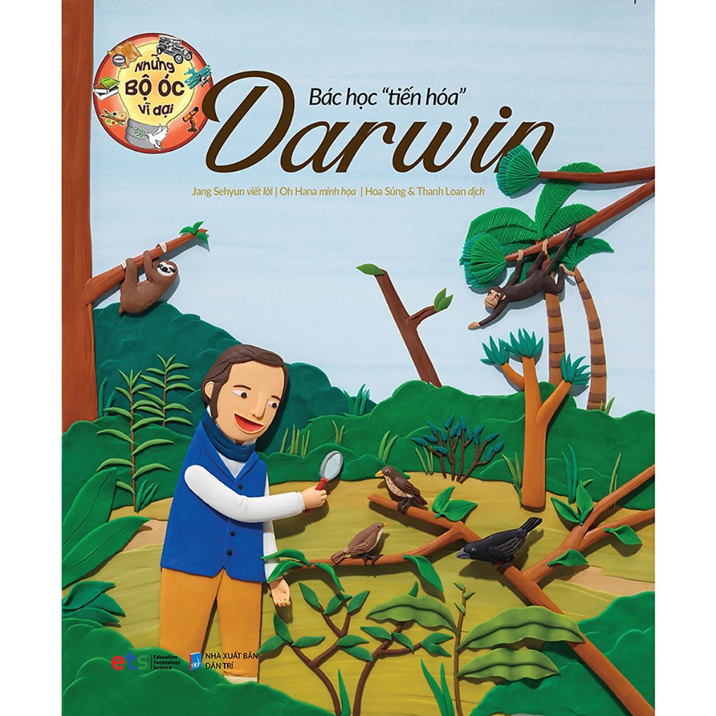 Sách: Lẻ/Combo Những Bộ Óc Vĩ Đại: Darwin + Galileo + Louis + Nobel + Newton - Cùng Nhà Khoa Học Vén Màn Bí Ẩn Nhân Loại