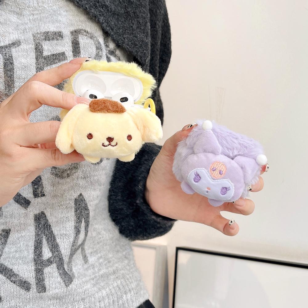 Sanrio Vỏ Bảo Vệ Hộp Sạc Tai Nghe bluetooth Không Dây airpods 1 2 pro2 2022 gen3 Bằng tpu Hình Búp Bê 3d