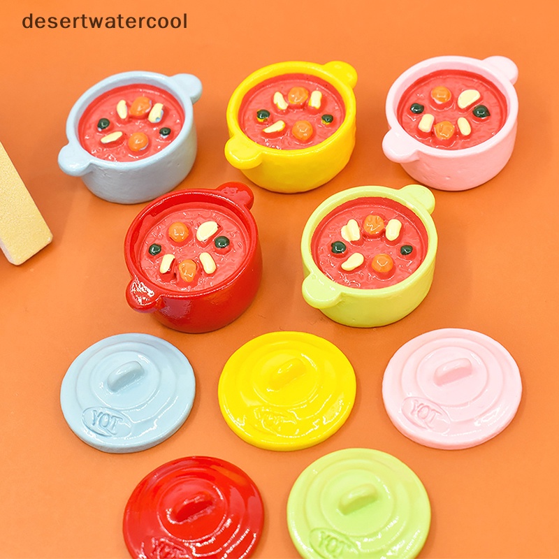 Set 2 Đồ trang trí Nồi Lẩu Mini Trang Trí Nhà Búp Bê diy