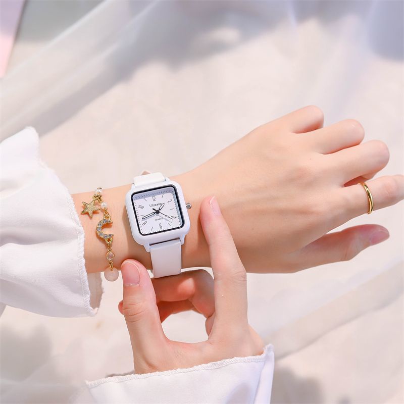 Bộ Quà Tặng Đồng Hồ Đeo Tay niche Phong Cách Hàn Quốc Tươi Mới Cao Cấp Giá Trị Phong Cách ins Cho Nữ Sinh
