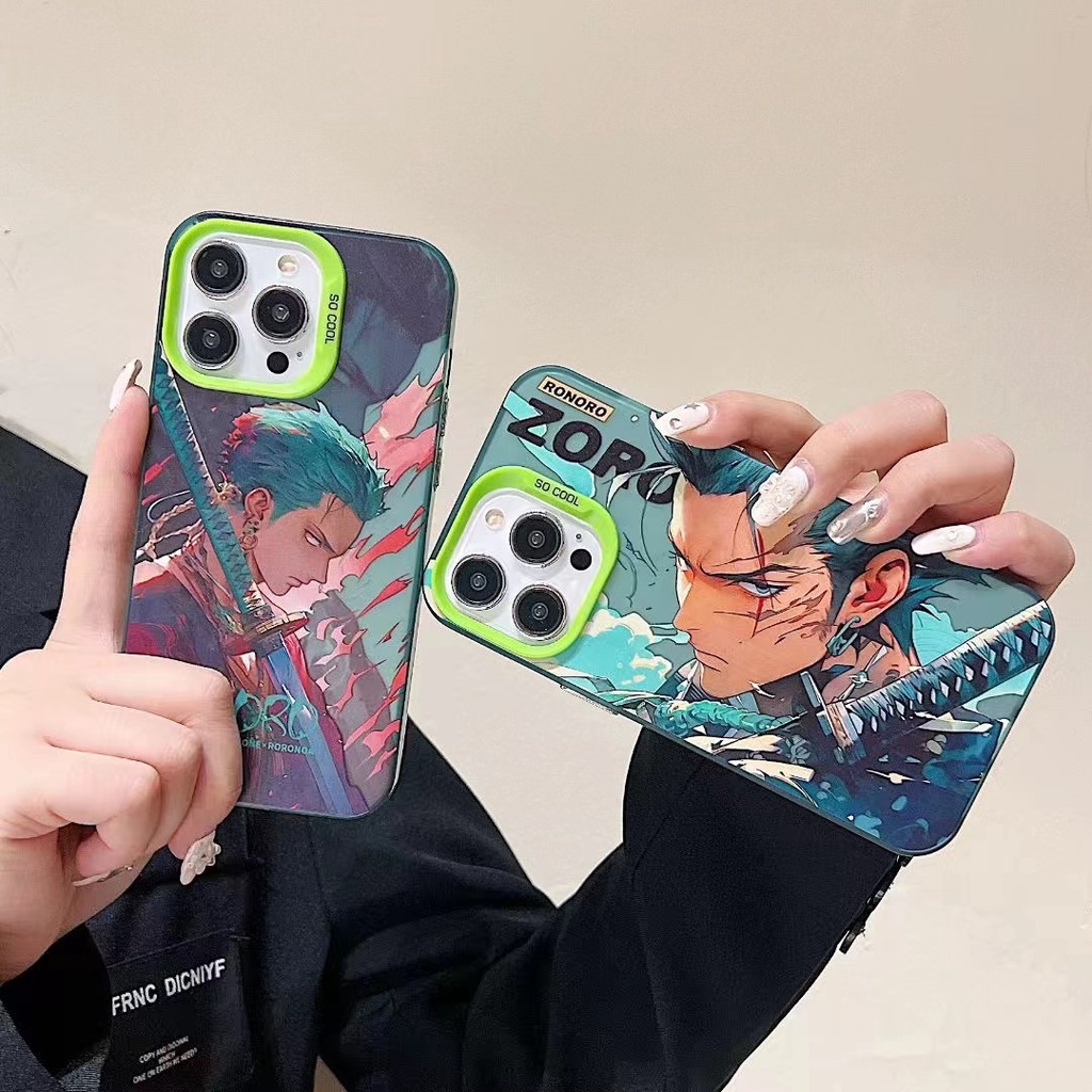 Ốp Điện Thoại hàng mới Cứng Mặt Nhám piece zoro comic tương thích cho iphone 12 13 14 15 pro max