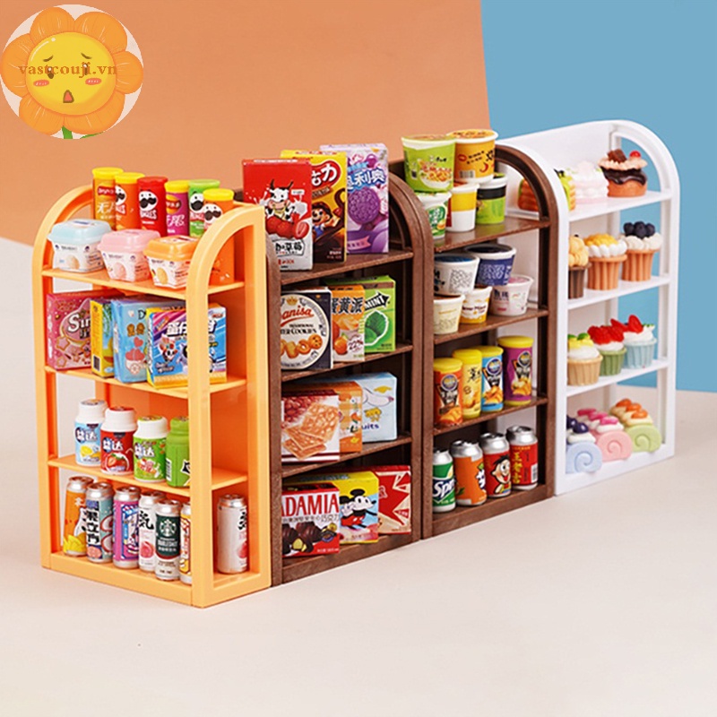 Vastji Kệ Trưng Bày Mô Hình Siêu Nhân Mini Tỉ Lệ 1: 12 Trang Trí Nhà Búp Bê vn