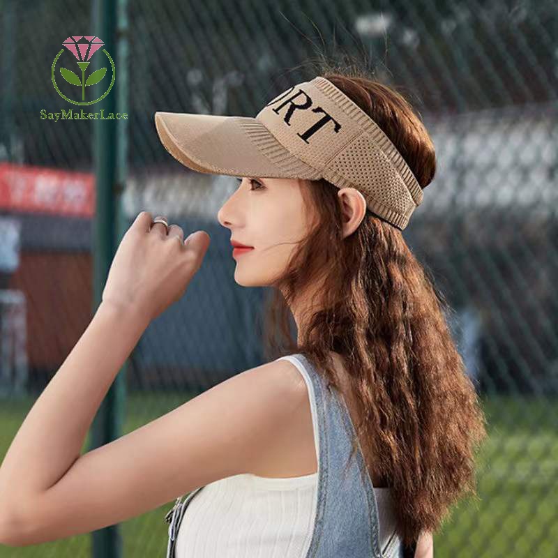 Nón Rộng Vành Hở Chóp Màu Trơn Thời Trang Cho Nữ