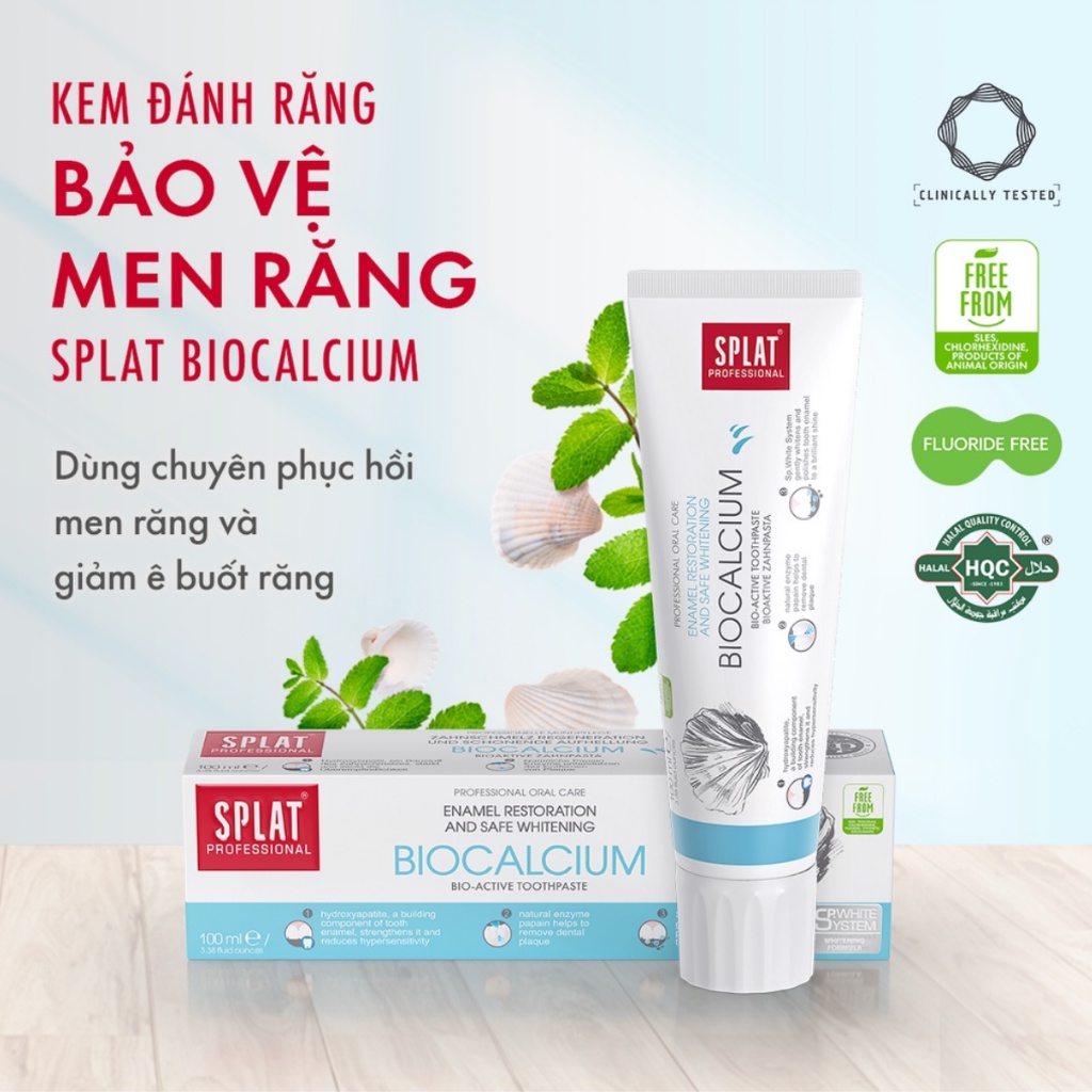 [MUA 1 TẶNG 2] Kem Đánh Răng SPLAT Professional Series Chăm Sóc Răng Toàn Diện, Làm Trắng Răng 100ml Daily Beauty