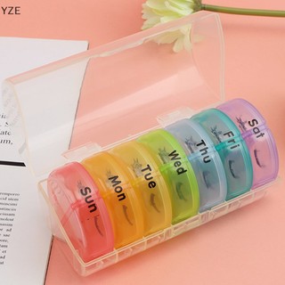 Hộp lưu trữ thuốc, 2 lần một ngày, hộp thuốc AM PM hàng tuần, dung lượng lớn 7 ngày Fn