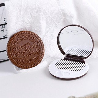 Bộ gương kèm lược bánh quy độc đáo - Bộ gương hình bánh quy kèm lược -Supermercato