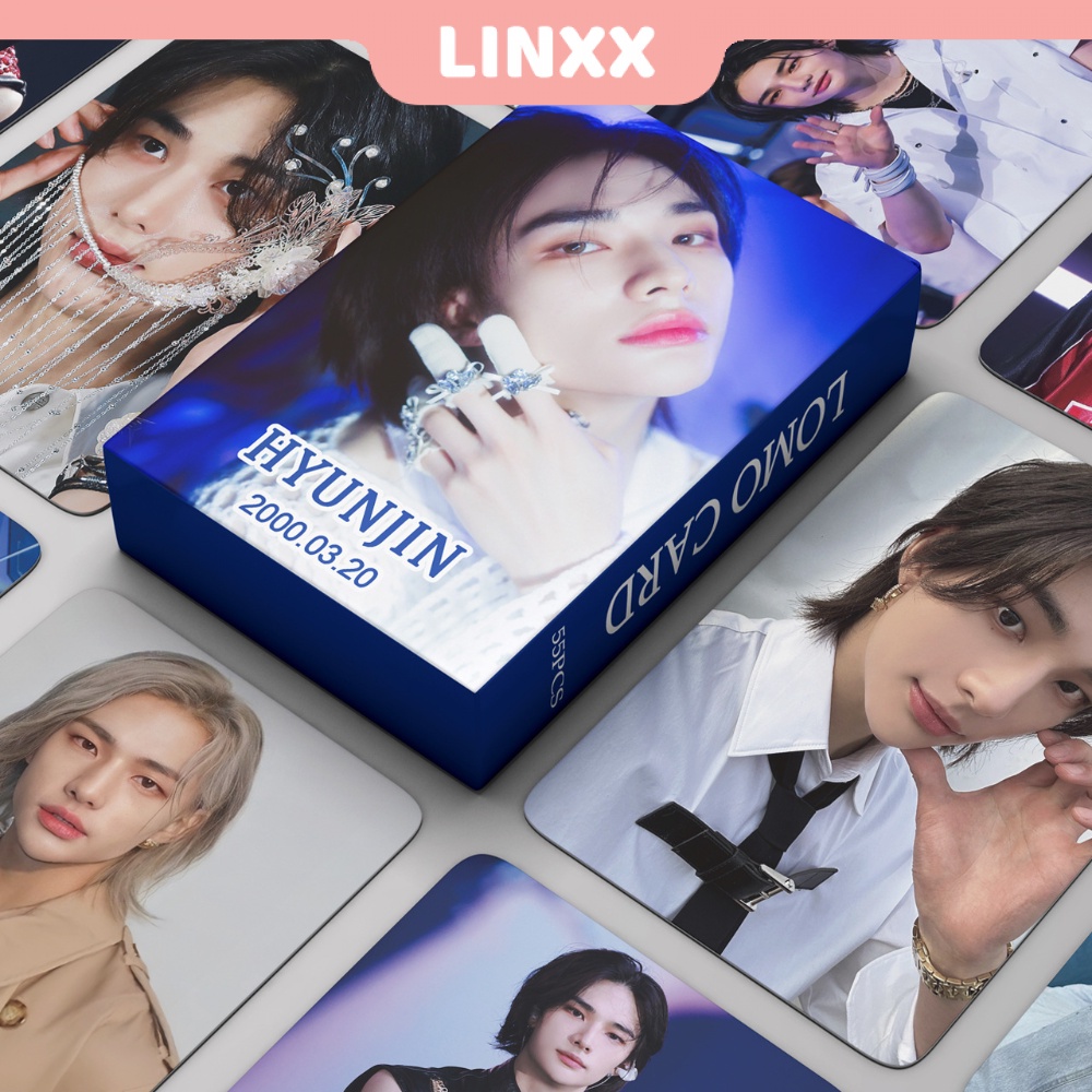 Bộ 55 Thẻ Hình lomo Nhóm Nhạc kpop stray kids