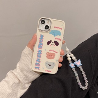 Ốp Điện Thoại Hình Động Vật Có Dây Đeo Cho iphone11 1213 pro max x xr xs max se apple 7 plus 8 plus iphone 14 15pro