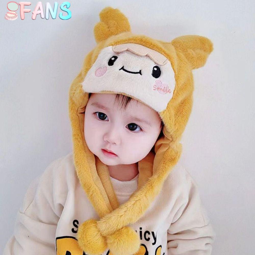 Mũ Trùm Đầu Chống Gió Giữ Ấm Tai Chất Lượng Cao Cho Bé 2-15 Tháng Tuổi