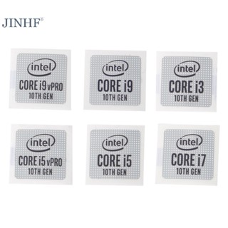 Jinf Set 5 Nhãn Dán Trang Trí laptop notebook Máy Tính diy Thế Hệ 11 lntel core i9 i7 i5