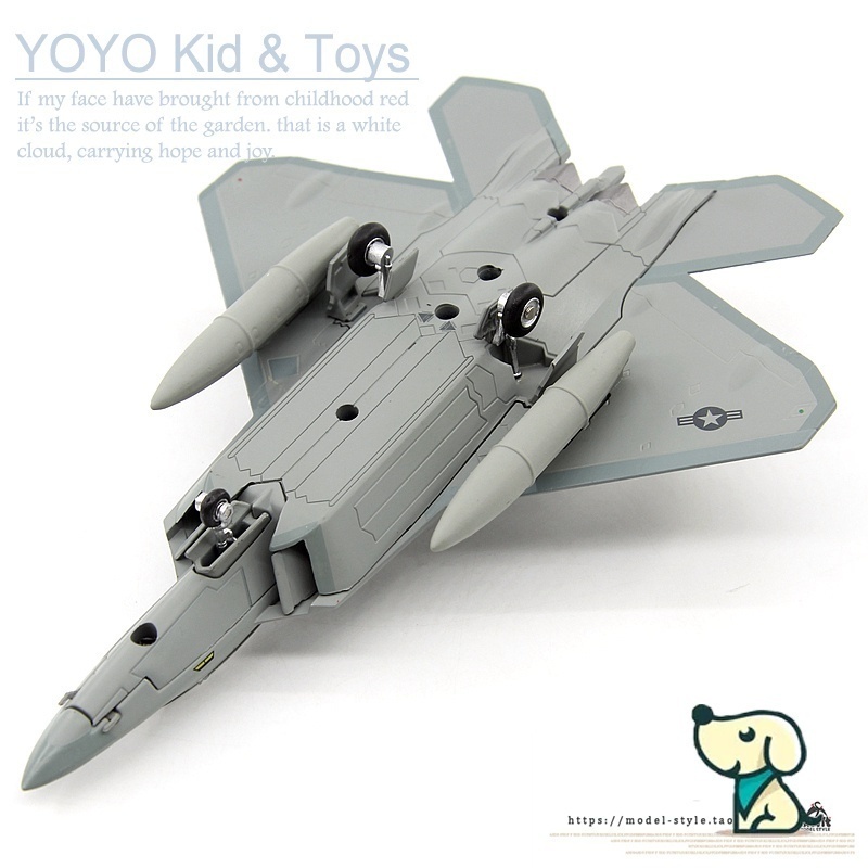 Mô Hình Máy Bay Chiến Đấu f-22a raptor fighter 03-4046 f22 Bằng Hợp Kim Tỉ Lệ 1 / 100 Đẹp Mắt