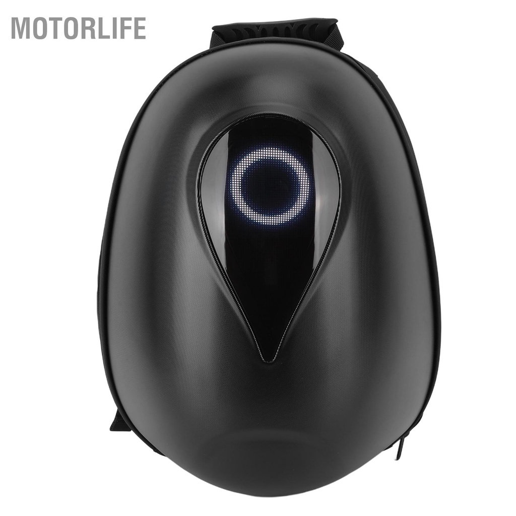 Motorlife Ba lô LED đi xe máy Bluetooth chống nước Điều khiển ứng dụng Túi hành lý để đạp ngoài trời