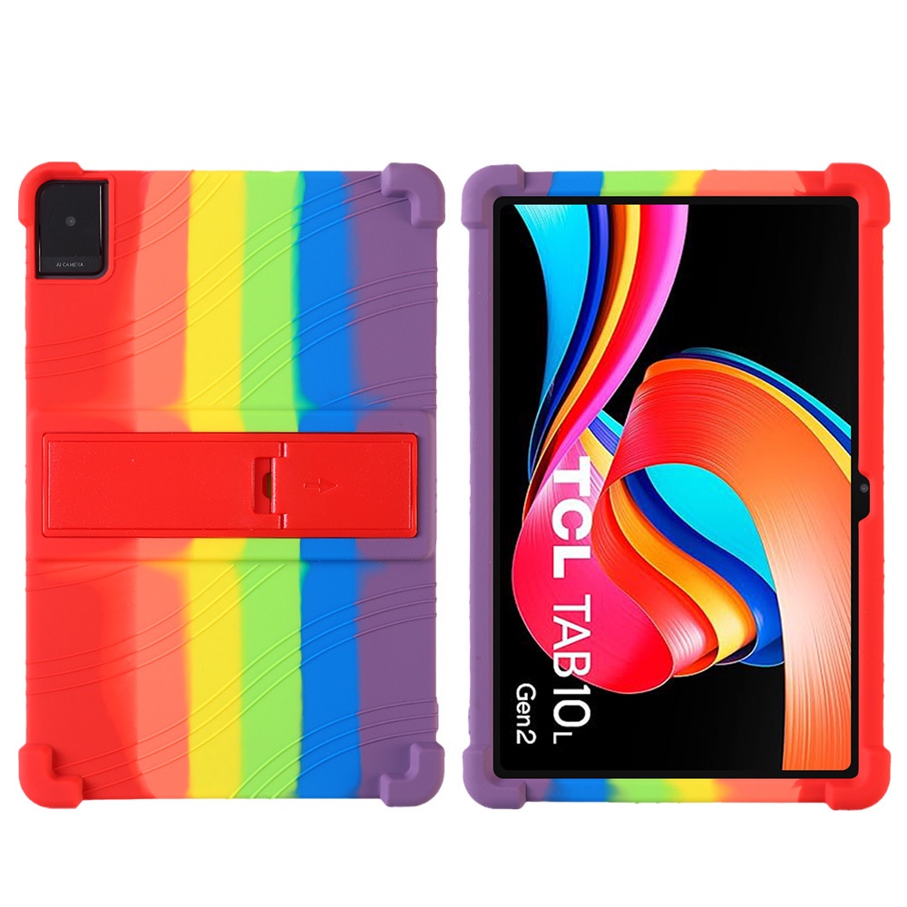 TCL Bao Đựng Máy Tính Bảng Bằng Silicon Mềm Chống Sốc Có Giá Đỡ Điều Chỉnh Được Cho tab 10l gen2 10.1inch 2023 8492a