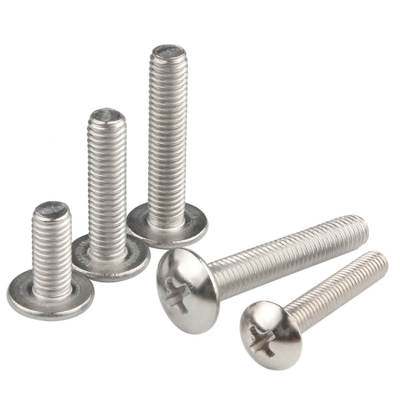 Vít Đầu Tròn Chữ Thập Bằng Thép Không Gỉ 304 m2 m2.5 m3