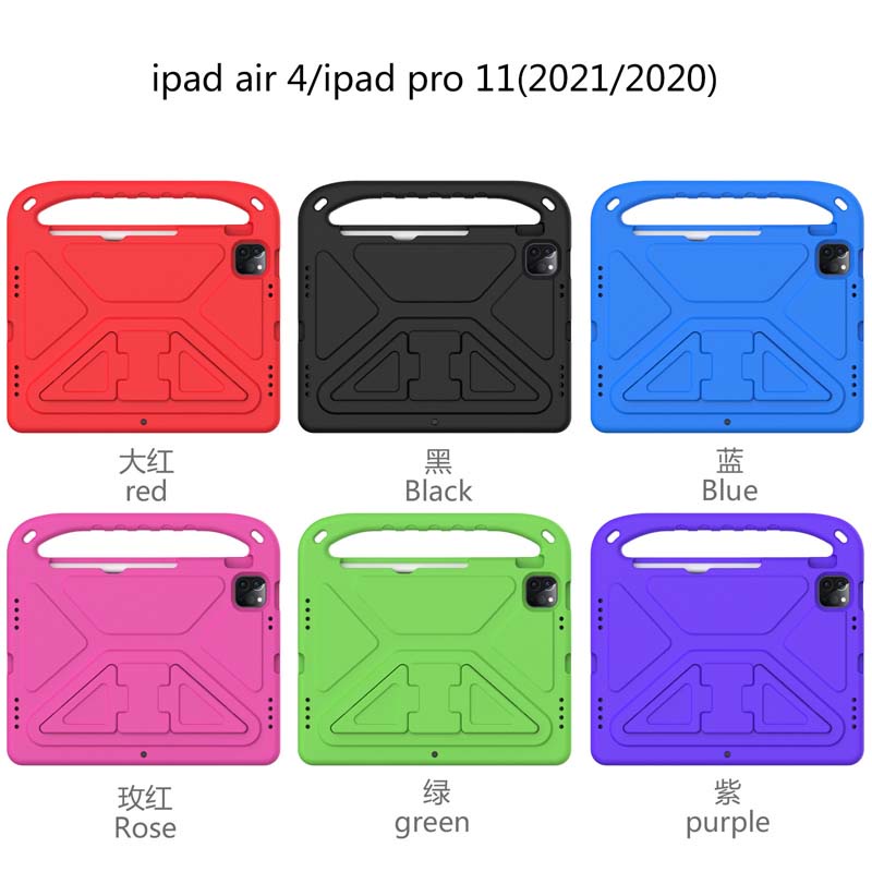Ốp Máy Tính Bảng Chống Sốc Có Tay Cầm Cho ipad air 5 pro 11 ipad 10th / 9th / 8th / 7th / 6th / 5th gen ipad air 4 / air 3 / air 2 / air 1 / mini 6 / 5 /4/3/2/1