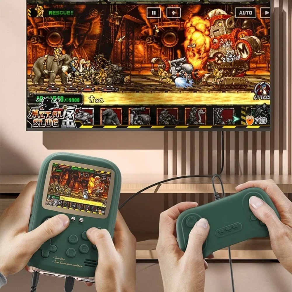 Máy Chơi game Cầm Tay Màn Hình lcd 3.2 inch 10000. 6000mahMáy Chơi game retro 2 Người Chơi Hỗ Trợ 2 Người Chơi