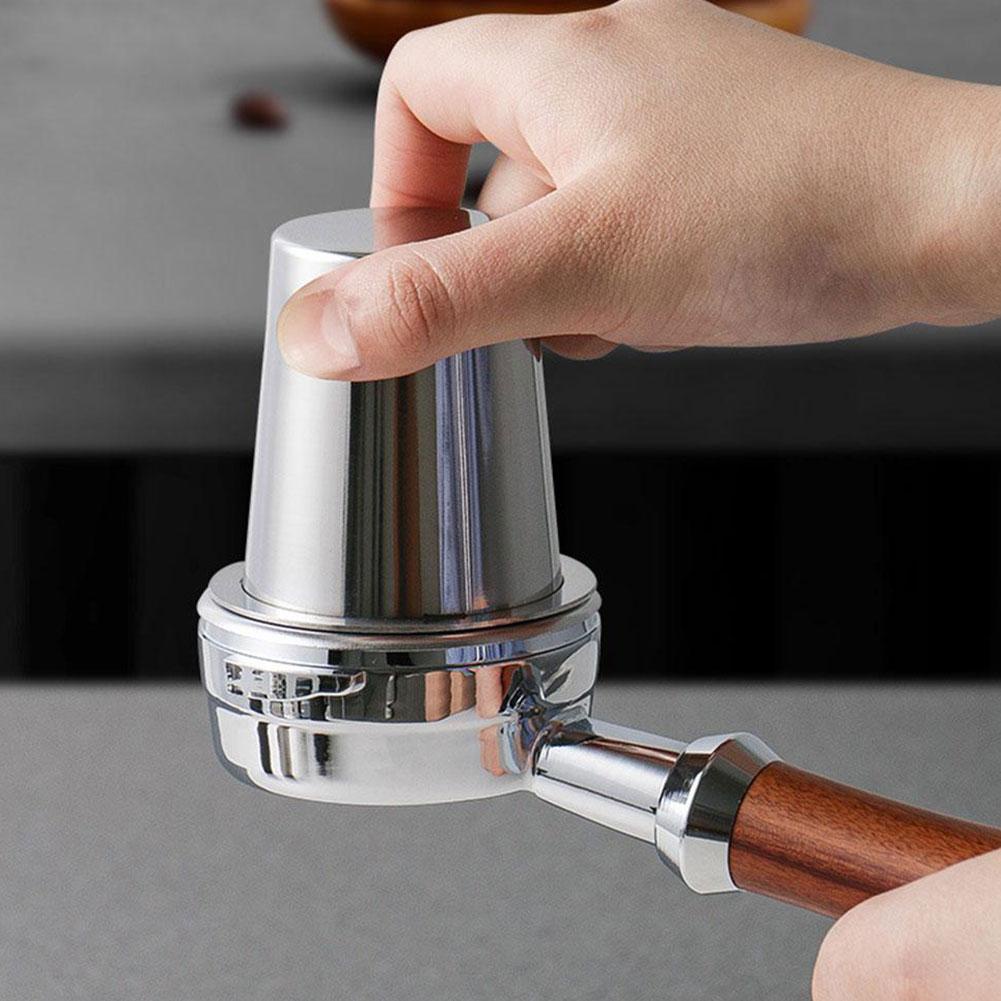 Cốc Lọc Cà Phê Bằng Thép Không Gỉ Có Tay Cầm Chống Tràn p9k5