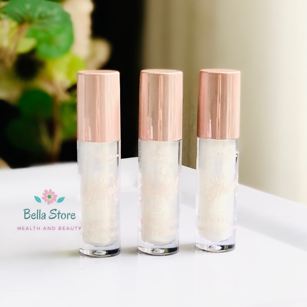 Son bóng có nhũ căng mọng môi Italia Deluxe Plumping Gloss - 04 Tiara