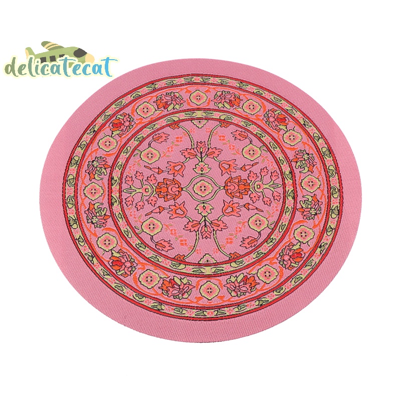 Thảm Lót Sàn Hình oval Cho Nhà Búp Bê Tỉ Lệ 1: 12