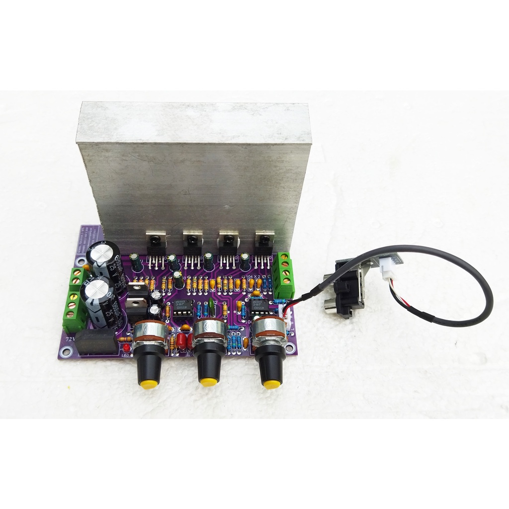 Mạch loa vi tính TDA2030A 2.1 BTL Bản Tím Xịn