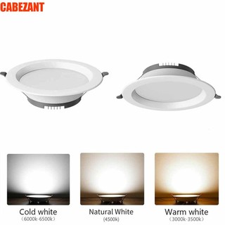 Đèn led âm trần tiết kiệm năng lượng chống chói 5w 9w 12w