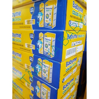 Sữa bột pha sẵn Babyme colos Mix 1 thùng Gold + 1 thùng Grow ( mỗi thùng 48 hộp x 110ml )