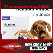 Vòng cổ chống rận ngăn ngừa và diệt ve rận bọ chét cho chó mèo fleadom virbac ❤️