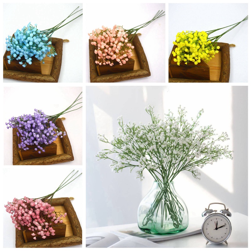 Lxsm Bó Hoa Giả Bằng pu Đơn Cao Cấp Có Keo Mềm Mại Trang Trí Đám Cưới